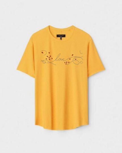 Unisex Designer Premium Quality Printed T-Shirt For Boys And Girls :: Cloth type : Cotton - Colour :: Yellow